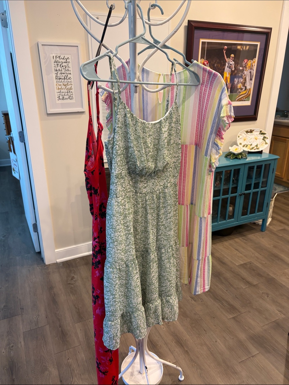 Bundle of (3) Casual Colorful and Comfortable 
  Summer Dresses, all are Size M